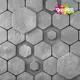 Декоративная кухонная панель ЯФарт Соты 300x60x0.12 см ПВХ цвет разноцветный