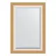 Зеркало с фацетом в багетной раме Evoform травленое золото 87 мм 66x96 см BY 1181