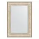 Зеркало с фацетом в багетной раме Evoform виньетка серебро 109 мм 70x100 см BY 3452