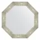 Зеркало в багетной раме Evoform алюминий 90 мм 76.6x76.6 см BY 3813