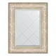 Зеркало с гравировкой в багетной раме Evoform виньетка серебро 109 мм 60x78 см BY 4039