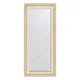 Зеркало с гравировкой в багетной раме Evoform старый гипс 82 мм 55x124 см BY 4054