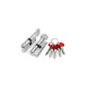 Цилиндровый механизм (D-PRO502/80) D-PRO5002Knob80(35+10+35) CP хром 5Key