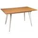 Кухонный стол прямоугольный R-home Диего 140-180x80 см ДСП цвет дуб