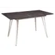 Кухонный стол прямоугольный R-home Диего 140 140x140 см МДФ цвет графит