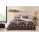 Комплект постельного белья TAC SATIN DELUx 4246-89010, семейный, сатин цвет черный