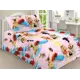 Пододеяльник Home Mercury Собачки 27534, 143x215 см, поплин, цвет розовый