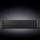 Блюдо сервировочное Wilmax WL-661103 9.50x3.50x46.50 см фарфор цвет черный матовый