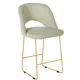 Барный стул R-home Lars 52.5x105x57.5 см цвет фисташковый/золотой