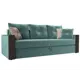 Диван Лига Диванов Валенсия 225x85x97 см велюр цвет бирюзовый