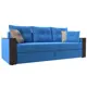 Диван Лига Диванов Валенсия 225x85x97 см велюр цвет голубой