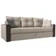 Диван Лига Диванов Валенсия 225x85x97 см рогожка цвет бежевый/серый