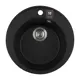 Врезная мойка Weissgauff Wg 48507 48.5x48.5x18 см искусственный камень цвет черный