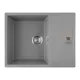 Врезная мойка Weissgauff Wg 65005 65x50x18 см искусственный камень цвет светло-серый