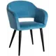 Кресло R-home Oscar 60x77.5x59 см цвет синий/черный