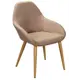 Кресло R-home Kent 58.5x84x59.5 см цвет бежевый дуб
