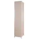 Шкаф распашной R-Home Сканди 50x210x45 см МДФ цвет белый