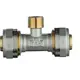 Тройник комбинированный Terma 26x1/2"x26 мм НР латунь