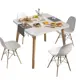 Стол квадратный Ridberg Minimal 80x80 см МДФ цвет белый