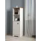 Стеллаж с 1 дверью МФ приволжская Neoletta 40x168.6x35.4 см ЛДСП цвет белый/дуб