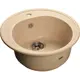 Врезная мойка Эко-М 08.328 50.50x50.80x19 см мрамор цвет бежевый