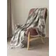 Плед Deнастия Клетка T040199, 150x200 см, трикотаж, цвет молочно-коричневый