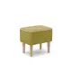 Пуф Monofix Одос 42x42x42 см рогожка цвет желтый