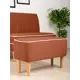 Банкетка Monofix Амма 70x42x70 см велюр цвет кирпичный