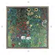 Картина Густава Климта "Куст подсолнухов" матовый холст в раме 60x60 см