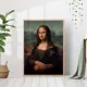 Постер 28 картин "Мона Лиза репродукция" 70x50 см в тубусе без рамы