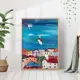 Постер 28 картин "Город на море" 50x40 см в тубусе без рамы