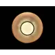 Светильник настенно-потолочный светодиодный SELENA M1033 Round wall 8 м² теплый белый свет цвет золото