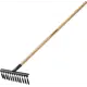 Грабли садовые Grinda GS-12 Wood 12 витых зубцов 385х95х1300мм