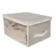 Короб для хранения ЕВРОГАРАНТ Linen 60x50x35 см цвет светло-серый