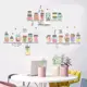 Наклейка интерьерная Simaland цветная "Баночки-заготовки" 60x90 см