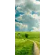 Наклейка для дверей и мебели Wallfix "Сельская дорога" 95x220 см, W013