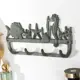 Крючки декоративные "Подводный мир" зелёная патина 15x29x3 см