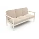 Диван Arsko Лориан 176x85.3x85 см массив дерева цвет молочный