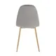 Кухонный стул Stool Group Валенсия sn OS-001L HLR-18 gl BOX 86x48x43 см велюр цвет серый