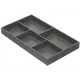 Лоток для столовых приборов Navako Epos 350 LB 26.80x4.70x46.80 см цвет темно-серый
