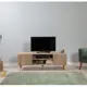 Тумба под телевизор Ismat decor F5 140x50x40 см ДСП цвет бежевый бук