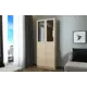 Книжный шкаф-стеллаж Adeta Билли 334 beige 80x202x30 см ЛДСП цвет бежевый