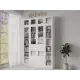 Книжный шкаф-стеллаж Adeta Билли 160x237x30 см ЛДСП цвет белый