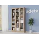 Книжный шкаф-стеллаж Adeta Билли 340 120x202x30 см ЛДСП цвет бежевый