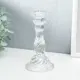 Подсвечник Simaland на 1 свечу "Классика" прозрачный 16x8.5x8.5 см