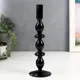 Подсвечник Simaland на 1 свечу "Марна" чёрный 26.5x9x9 см