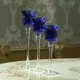 Подсвечник стекло набор 3 шт "Бархатная ночь" высота 26 см, 23 см, 20 см