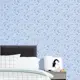 Обои флизелиновые Decoracion Хрупкие васильки 1 м светло-синие 7101205-vinil-280x100x4
