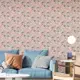 Обои флизелиновые Decoracion Весенние цветы 1 м темно-розовые 7102004-vinil-280x100x4