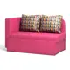 Диван Beneli Кларис 131x77x77 см микровелюр цвет розовый